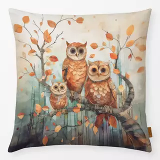 Kissen Owl Family