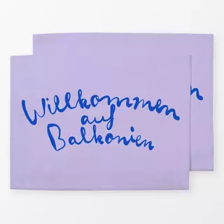 Tischset Willkommen auf Balkonien