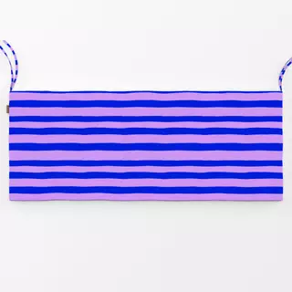 Bankauflage Bold Stripe blau flieder No1