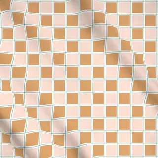 Meterware Chessboard Pattern Gold