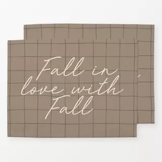 Tischset Fall In Love With Fall Karo