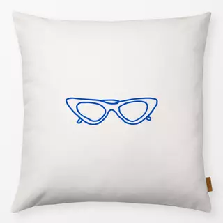 Kissen Sonnenbrille Blau