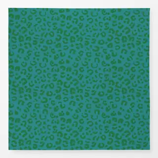 Tischdecke Leopardenmuster green