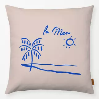 Kissen La Mer Strand Blau