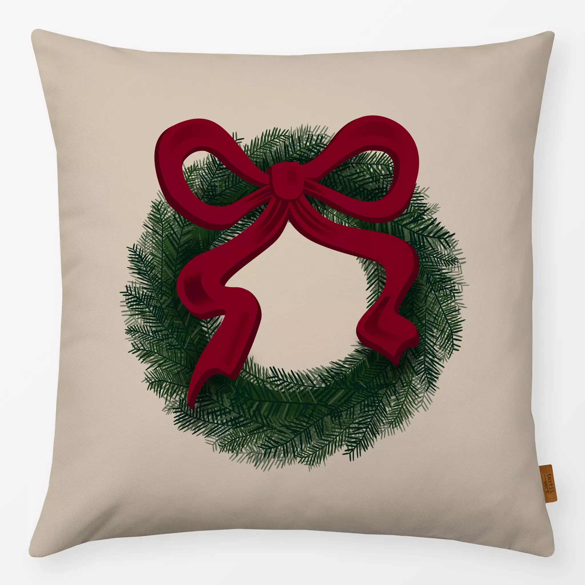 Kissen Kissen Christmas Wreath