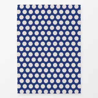 Geschirrtuch Polkadots | blau-offwhite