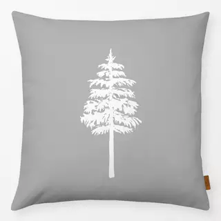 Kissen White Tree grey