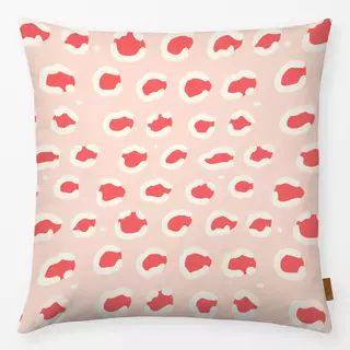 Kissen Leo Print Funky Red