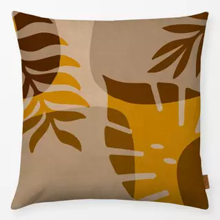 Kissen Stylized Palm Rhapsody Amber