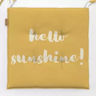 Sitzkissen Typo Sunshine Bold