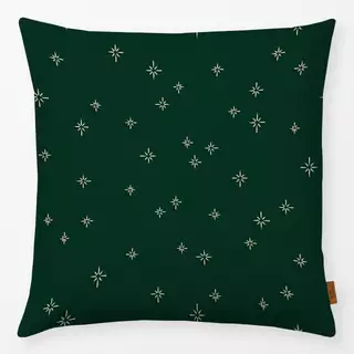 Kissen Sparkling Stars pine green