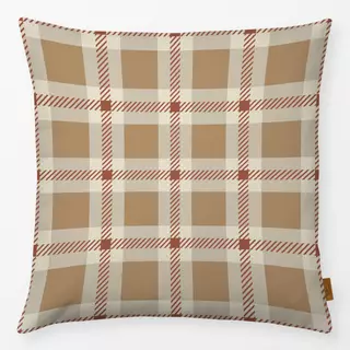 Kissen Plaid caramel