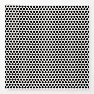 Tischdecke Polkadots | schwarz-offwhite