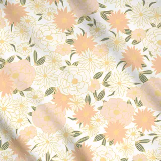 Meterware Peachy Blooms