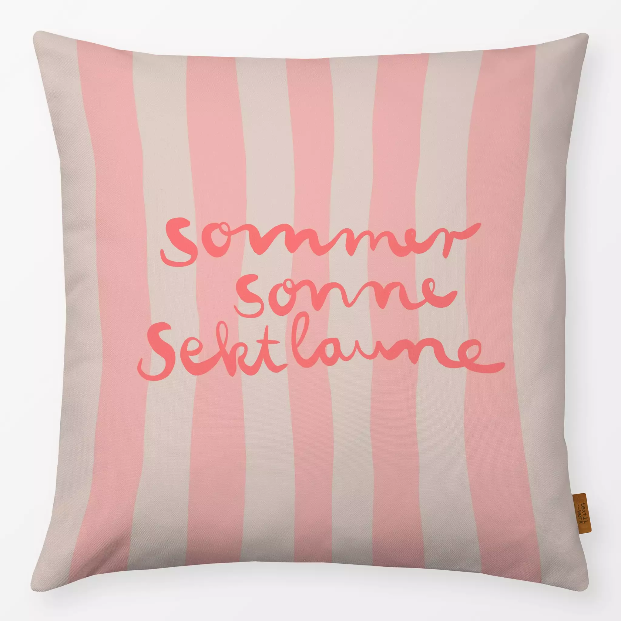 Kissen Kissen Sommer Sonne Sektlaune Peach