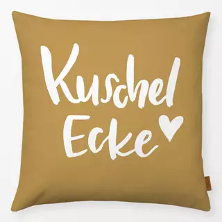 Kissen Kuschel Ecke senf