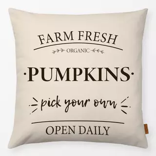 Kissen Pumpkins Typo