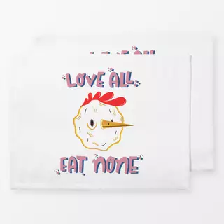 Tischset Love All Eat None