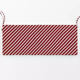 Bankauflage Diagonal Stripes berry