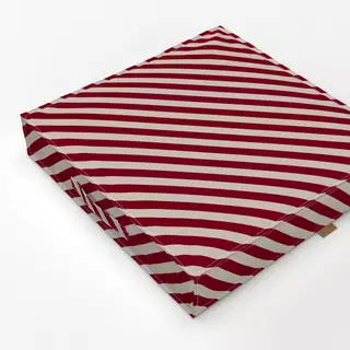 Bodenkissen Diagonal Stripes berry