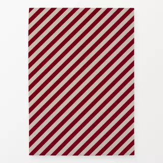 Geschirrtuch Diagonal Stripes berry