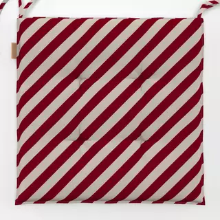 Sitzkissen Diagonal Stripes berry