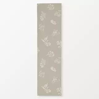 Tischläufer Wildblumen Beige