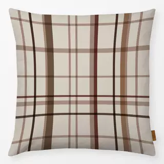 Kissen Autumn Checks beige