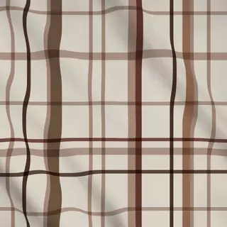 Meterware Autumn Checks beige