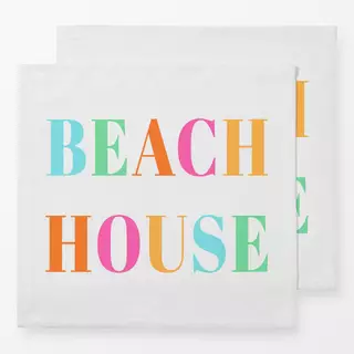 Servietten Beach House summer colors