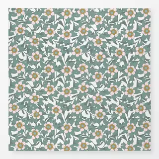 Tischdecke Emerald Green Floral