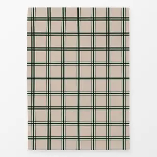 Geschirrtuch Winter Checks moss green