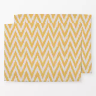 Tischset Zigzag Ikat Yellow