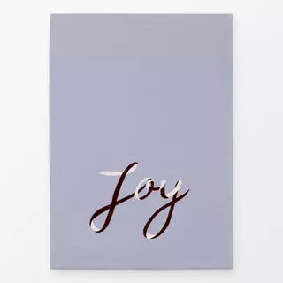 Geschirrtuch Joy Ribbonschrift Blau