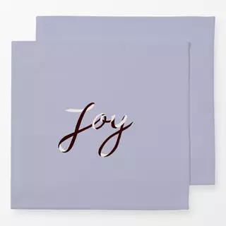 Servietten Joy Ribbonschrift Blau