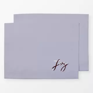 Tischset Joy Ribbonschrift Blau