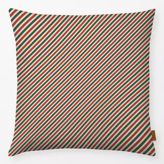 Kissen Magical Stripes Red Green