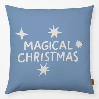 Kissen Magical Christmas Blue