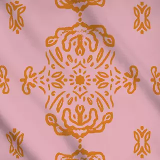 Meterware Damask Pink