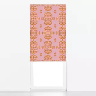 Raffrollo Damask Pink