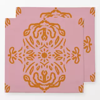 Servietten Damask Pink