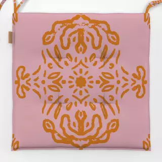 Sitzkissen Damask Pink