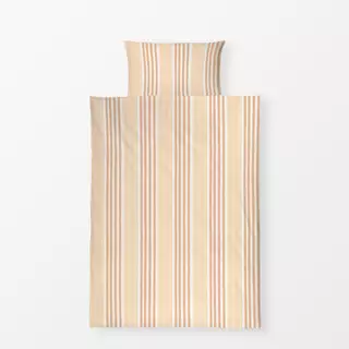 Bettwäsche Slow stripes peach