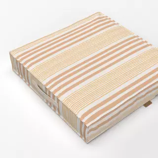 Bodenkissen Slow stripes peach