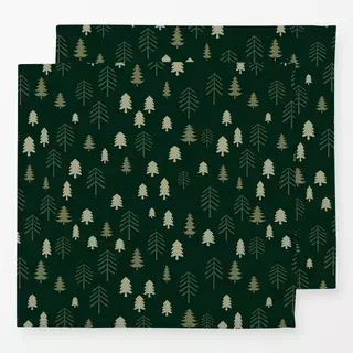 Servietten Winter Forest pine green