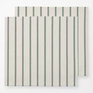 Servietten Stripes green