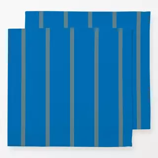 Servietten Blue Large Stripes