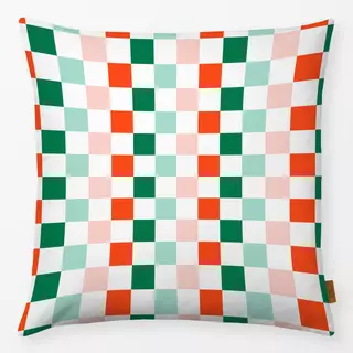 Kissen Jolly Christmas Checker