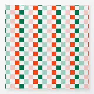 Tischdecke Jolly Christmas Checker