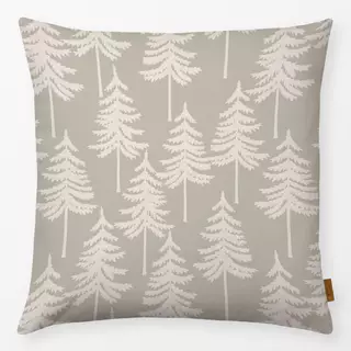 Kissen Winterwald Weihnachten beige